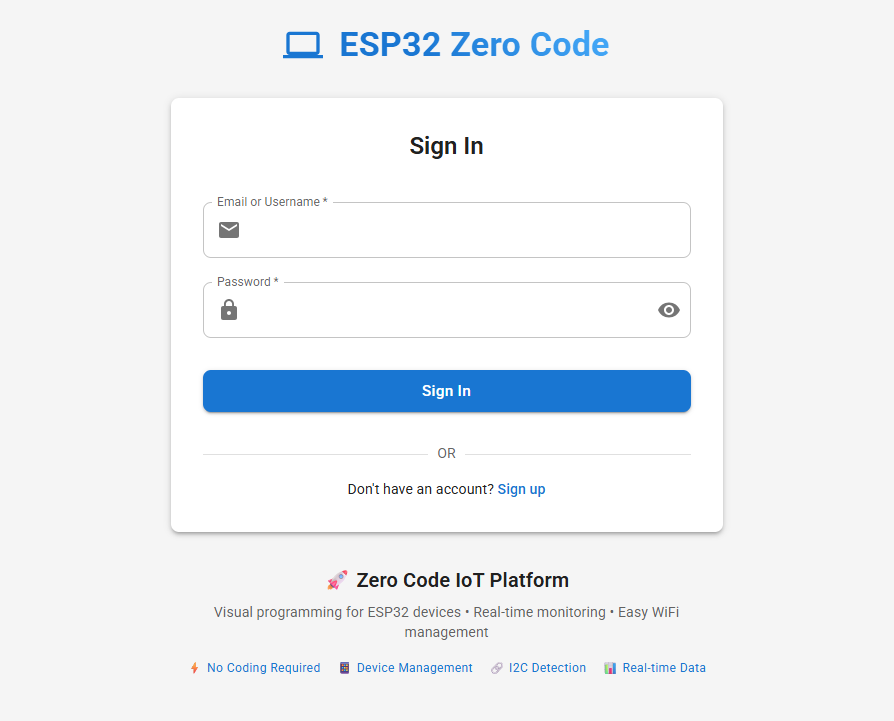 ESP32 Zero Code